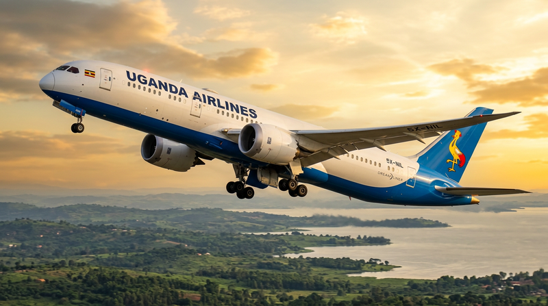 UGANDA AIRLINES SIGNS ~$985 MILLION DEAL FOR 10 BOEING JETS — EIGHT NEW PASSENGER AIRCRAFT PLUS A 767 AND A 737 CONVERTED FREIGHTER — IN STATE HOUSE CEREMONY