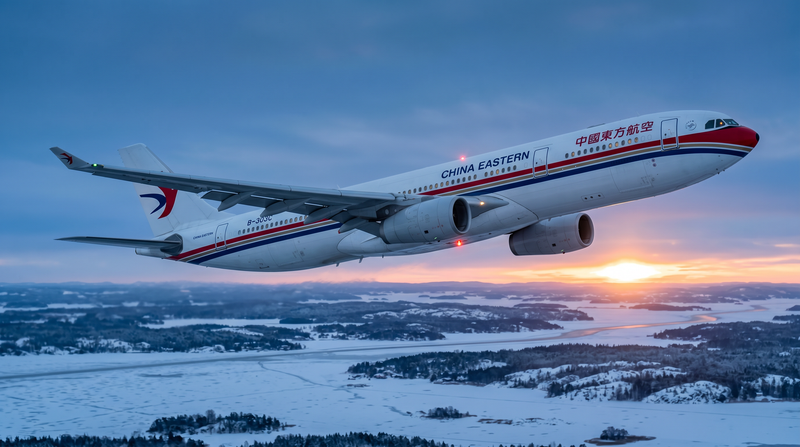 China Eastern Resumes Shanghai–Stockholm Route 2026