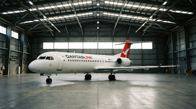 Retired QantasLink Fokker 100 Joins Australian Museum