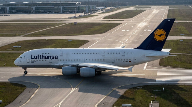 Lufthansa A380 Lands Short At Munich, Damages Lights