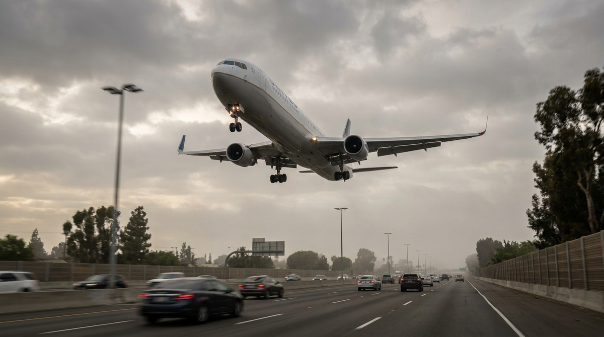 United Boeing 767 Strikes Truck And Light Pole On New Jersey Turnpike During Newark Approach