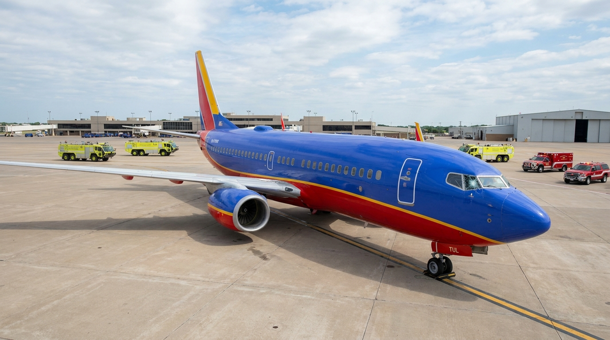 SOUTHWEST AIRLINES BOEING 737-700 COCKPIT WINDSCREEN SHATTERS AT 31,000 FEET FORCING EMERGENCY DIVERSION TO TULSA