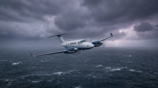 Beechcraft King Air 300 Ditches Into Atlantic 50 Miles Off Florida After Both Engines Fail, All 11 Aboard Survive 5 Hours Adrift Before US Air Force Rescue