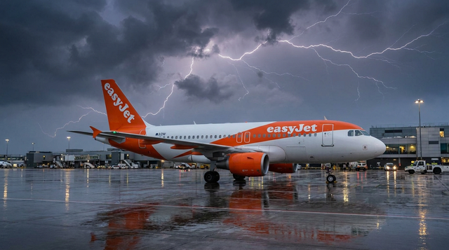 EasyJet Airbus A319 Struck By Lightning At 16,000 Feet And Forces Emergency Gatwick Return After 27-Minute Flight