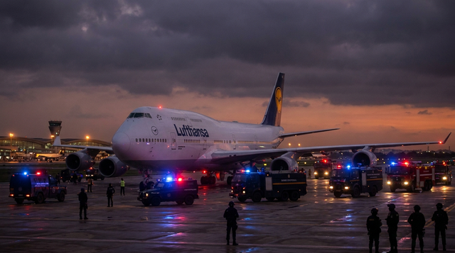 LUFTHANSA BOEING 747-400 FLIGHT LH754 LOCKED DOWN AT HYDERABAD AFTER BOMB-THREAT EMAIL WARNS OF MID-AIR DETONATION