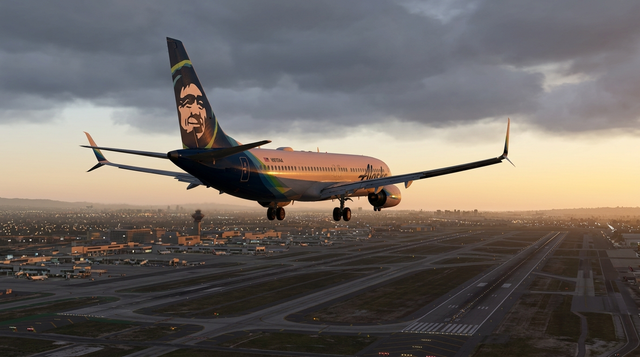 Alaska Airlines Boeing 737 MAX 9 Flight ASA34 Diverts To Los Angeles Midway Through Seattle-New York Service