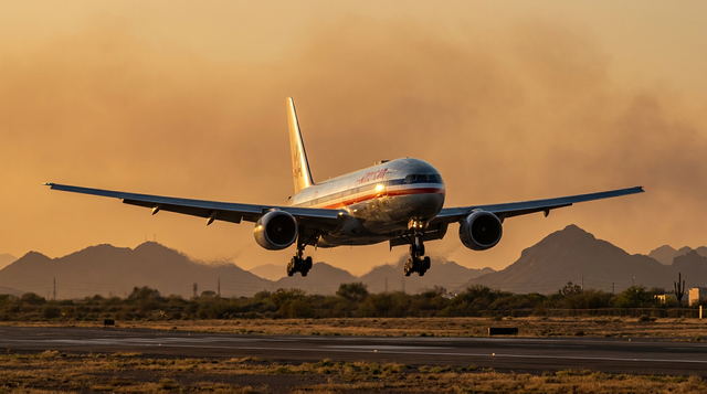American Airlines Boeing 777 Declares Mayday And Performs Overweight Landing At Phoenix After Engine Failure With 283 Onboard