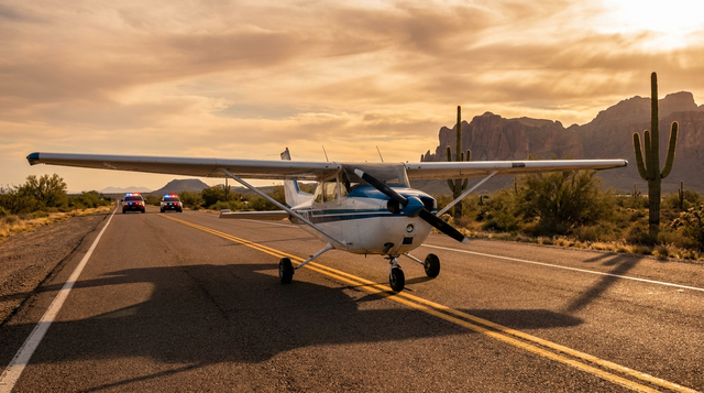 FAA And NTSB Deploy Artificial Intelligence To Hunt Common Threads After 5 Emergency Plane Landings Hit Arizona Streets In Under 30 Days