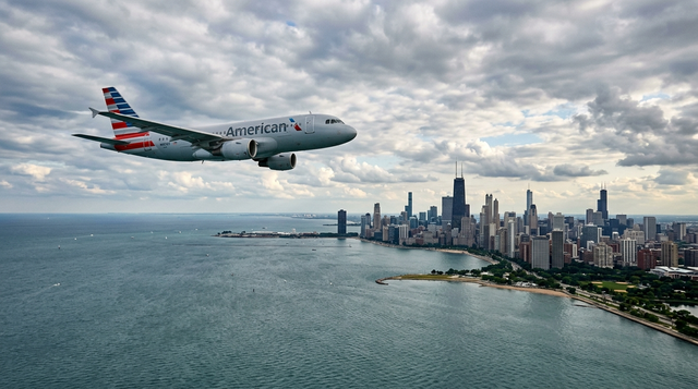 American Airlines A319 Flight AA2952 Declares MAYDAY Over Lake Michigan After Engine Failure And Aborts Boston Run With Emergency Return To Chicago O'Hare