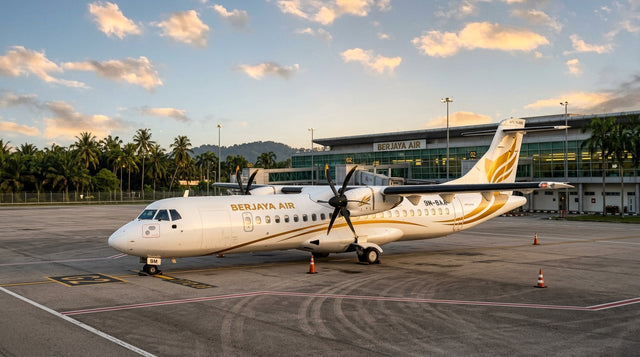 Berjaya Air Takes Delivery Of World's First All-Business Class ATR 72-600 With 26 Lie-Flat Seats In 1-1 Configuration