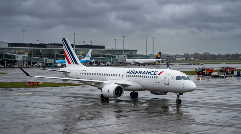 Air France Airbus A220-300 Flight AF1750 Declares Squawk 7700 Emergency Over Netherlands — Diverts To Amsterdam Schiphol On Paris-Copenhagen Route