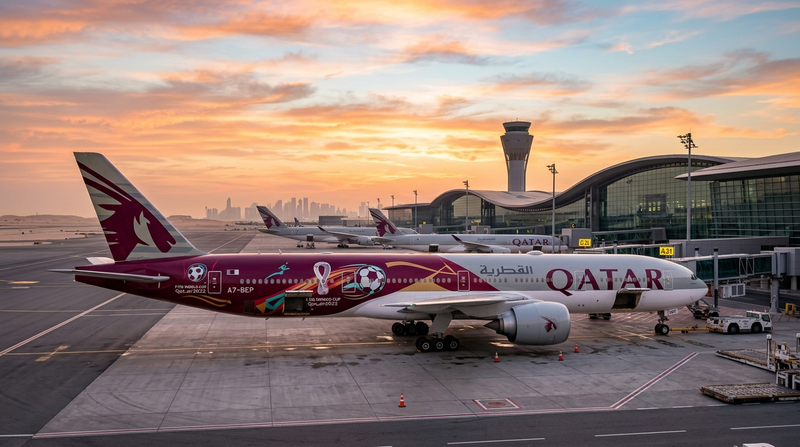Qatar Airways Unveils Special Boeing 777 Livery To Kick Off FIFA World Cup 2026 Countdown Across North America