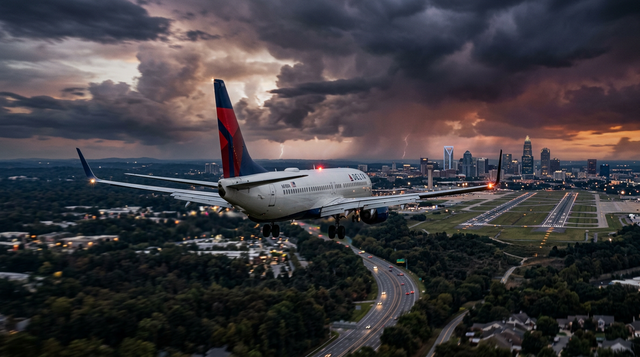 Delta Boeing 737-900ER Flight DL2579 Diverts to Charlotte During Baltimore-Atlanta Route After Mid-Flight Anomaly on May 26