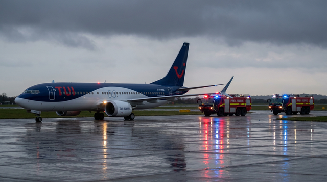 TUI Airways Boeing 737 MAX 8 Declares Emergency Over France, Diverts to Gatwick After Tyre Burst at 37,000 Feet