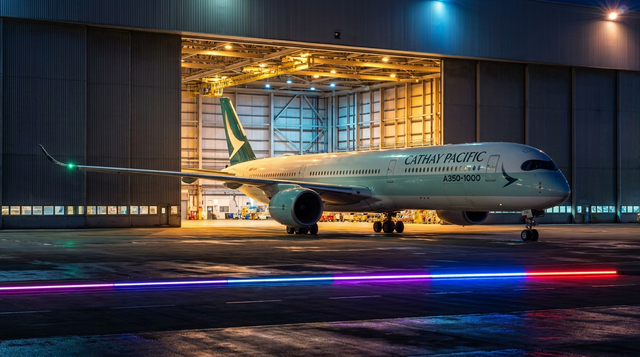 Cathay Pacific Unveils AI-Generated Art Livery for 80th Anniversary Celebration