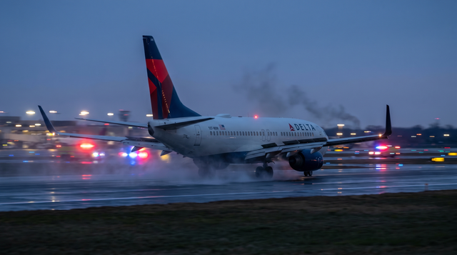 Delta Boeing 737-900ER Aborts Takeoff at Philadelphia After Right Engine Failure