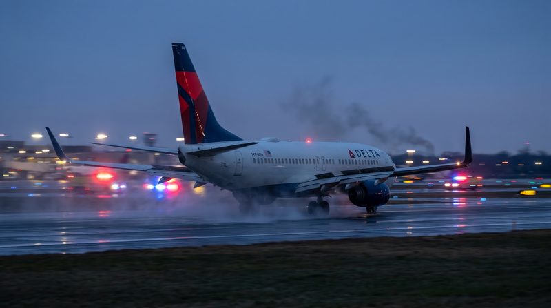 Delta Boeing 737-900ER Aborts Takeoff at Philadelphia After Right Engine Failure