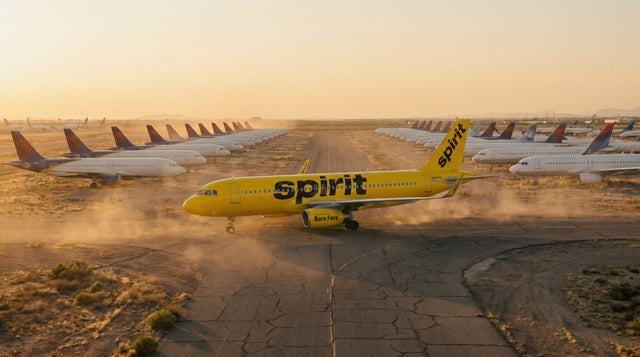 Spirit Airlines to Shrink Fleet Below 80 Jets, Cutting Up to 50 Aircraft and Closing 11 Bases in Chapter 11