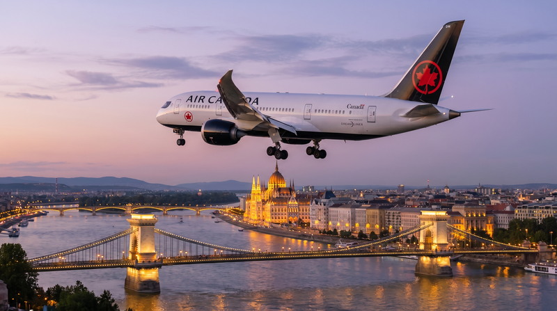 Air Canada Returns To Budapest With 4x Weekly Boeing 787 Toronto Nonstops, AC942 Departing 21:55 From June 5
