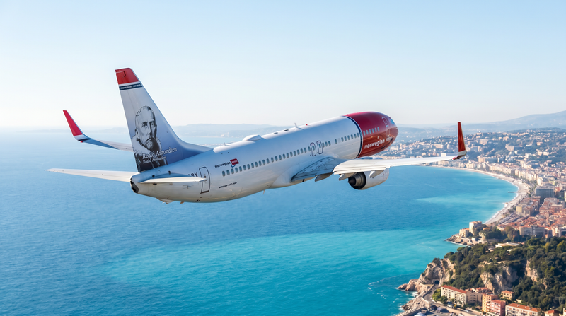 NORWEGIAN REOPENS ITS BILLUND BASE WITH 10 NEW ROUTES, LAUNCHING BILLUND-NICE ON THE BOEING 737-800 ON JUNE 12 AFTER RYANAIR'S EXIT