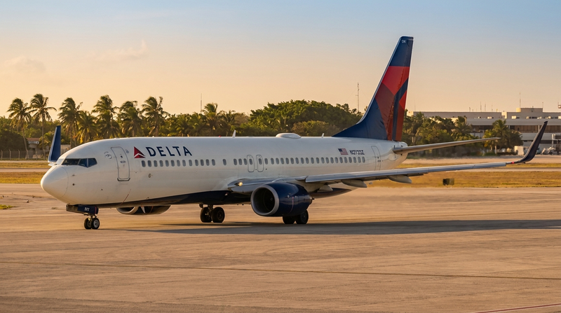 Delta Air Lines Boeing 737 Delayed At Cancún After A Dense Swarm Of Bees Blankets Its Wing, Then Peels Off During The Takeoff Roll