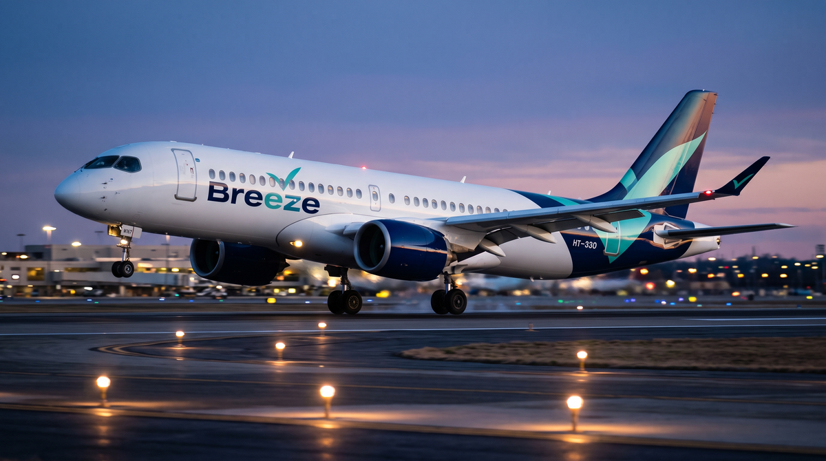 Breeze Airways Launches 19 New Routes This Week