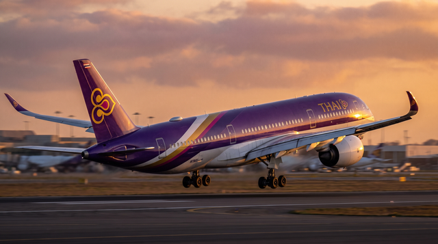 Thai Airways Resumes Bangkok-Amsterdam A350 After 28 Years