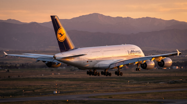 Lufthansa A380 Returns To Denver For 2026 Summer