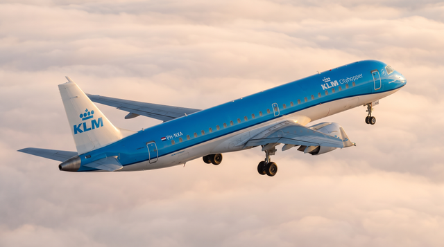 KLM E195-E2 Grounded In Gothenburg After Bird Strike