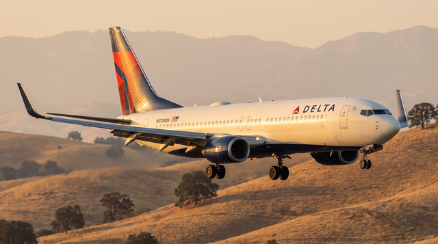 Delta 737 Diverts To Fresno After Engine Warning