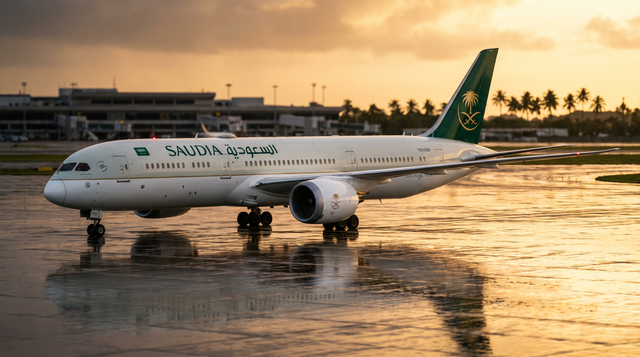 Saudia 787 Clips Philippine Airlines A320 At Manila