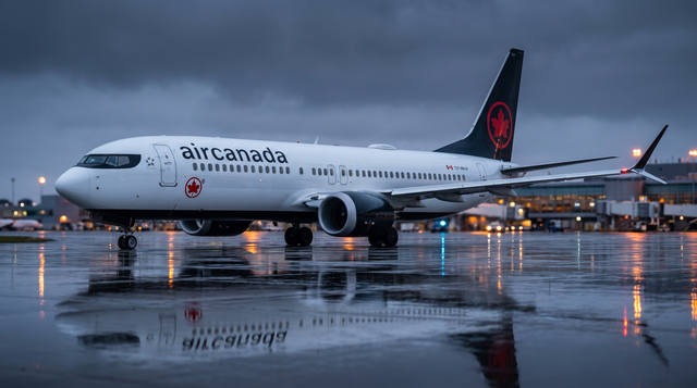 Air Canada 737 MAX 8 Veers Off Montreal Runway