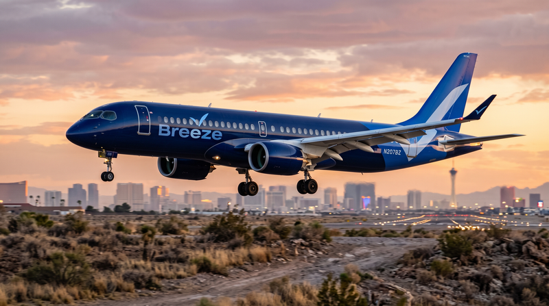 Breeze Adds Tampa Routes To Las Vegas And Islip