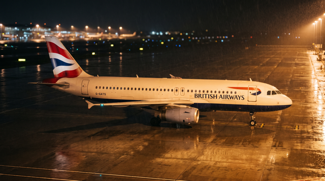 British Airways A320 Shuts London Gatwick Runway 2026