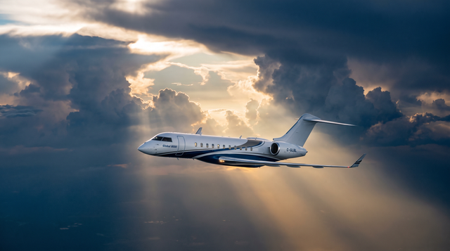 Bombardier Global 8000 Sets LA-Farnborough Speed Record