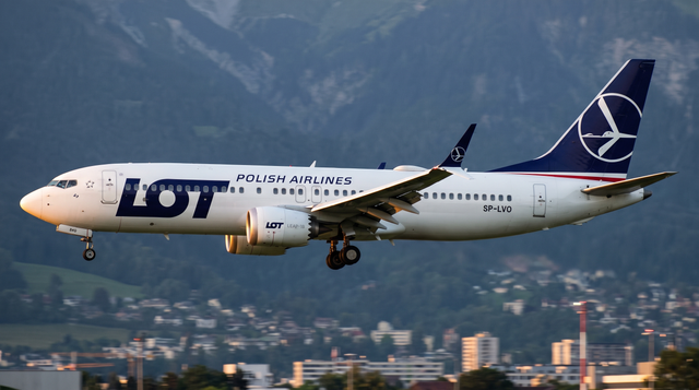 LOT 737 MAX Diverts To Milan After Crew Collapse