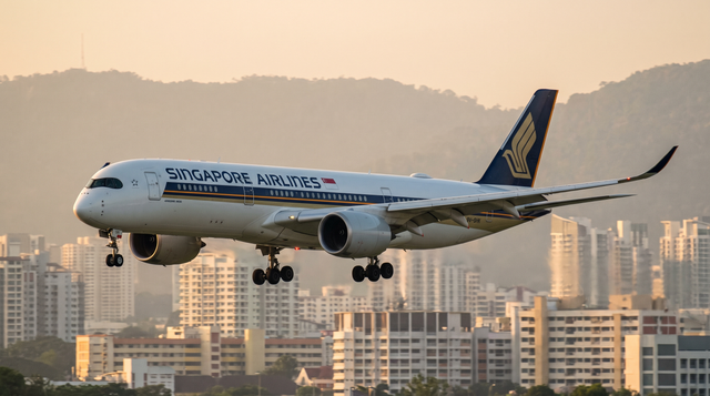Singapore Airlines Posts First Loss in Four Years