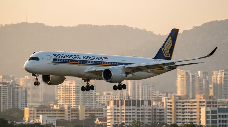Singapore Airlines Posts First Loss in Four Years