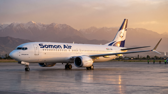 Somon Air Brings The Boeing 737 MAX To Tajikistan