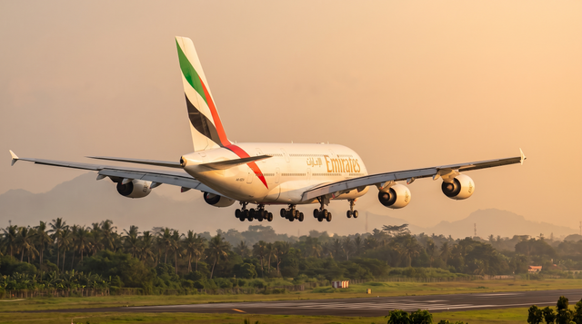 Emirates A380 Makes First Jakarta Landing 2026