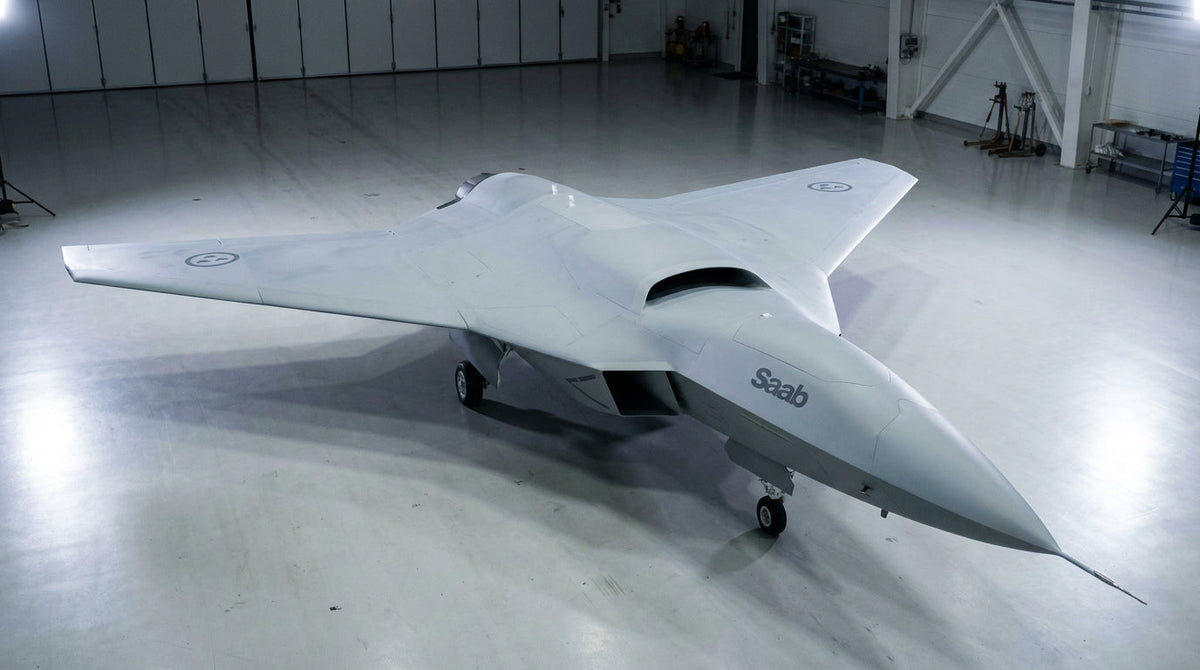 Saab Unveils A3-001 Uncrewed Combat Aircraft