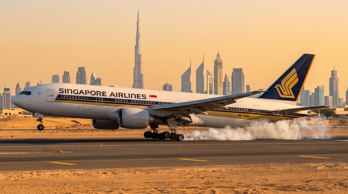 Singapore Airlines Resumes Singapore-Dubai Flights on June 1 After Months of Airspace Disruptions