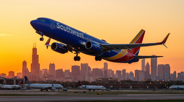 Southwest Airlines Exits Chicago O'Hare and Washington Dulles on June 4 After 5-Year Experiment