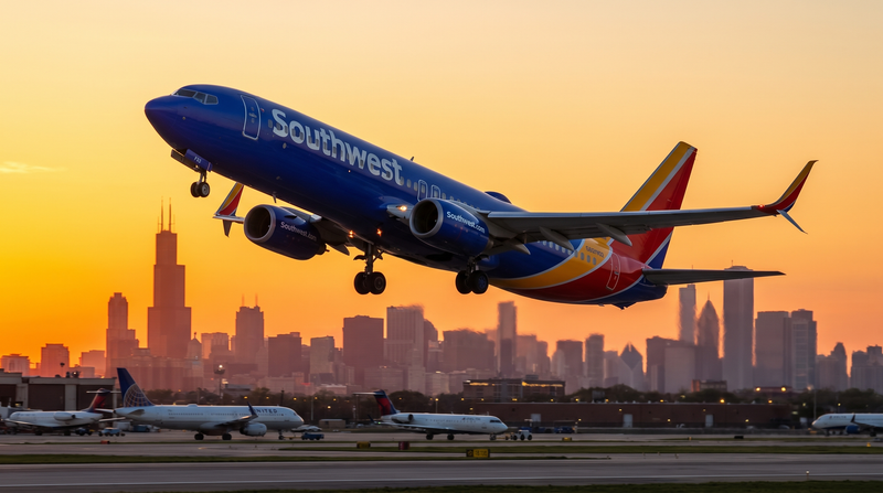 Southwest Airlines Exits Chicago O'Hare and Washington Dulles on June 4 After 5-Year Experiment