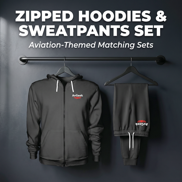 Zipped Hoodies + Sweatpants Set