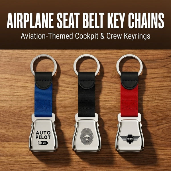 Airplane Seat Belt Key Chains