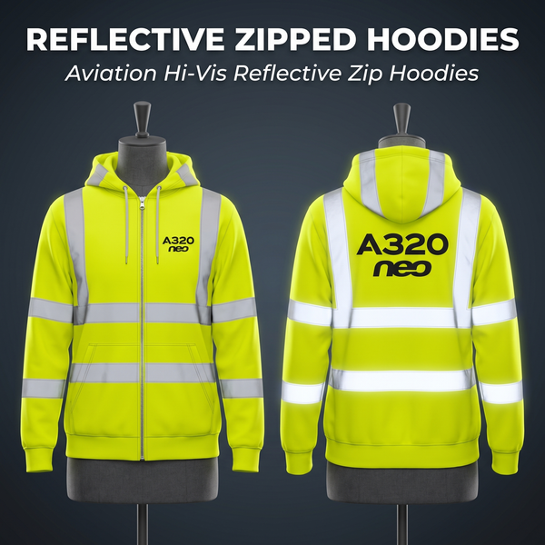 Reflective Zipped Hoodies