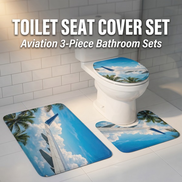 Toilet Seat Cover Three-piece Set