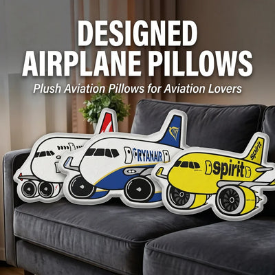 Designed Airplane Pillows