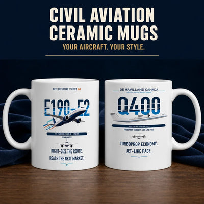 Civil Aviation Ceramic Mugs
